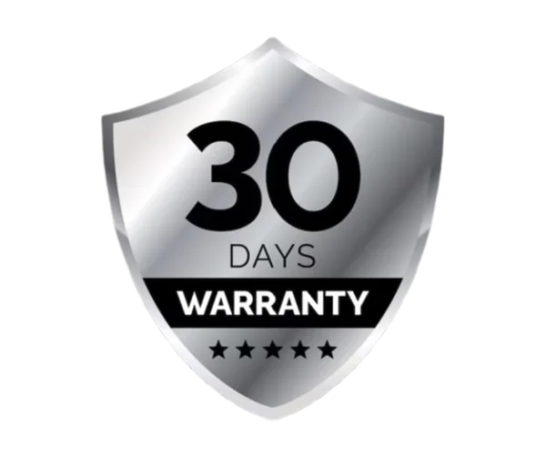 30 day warranty badge